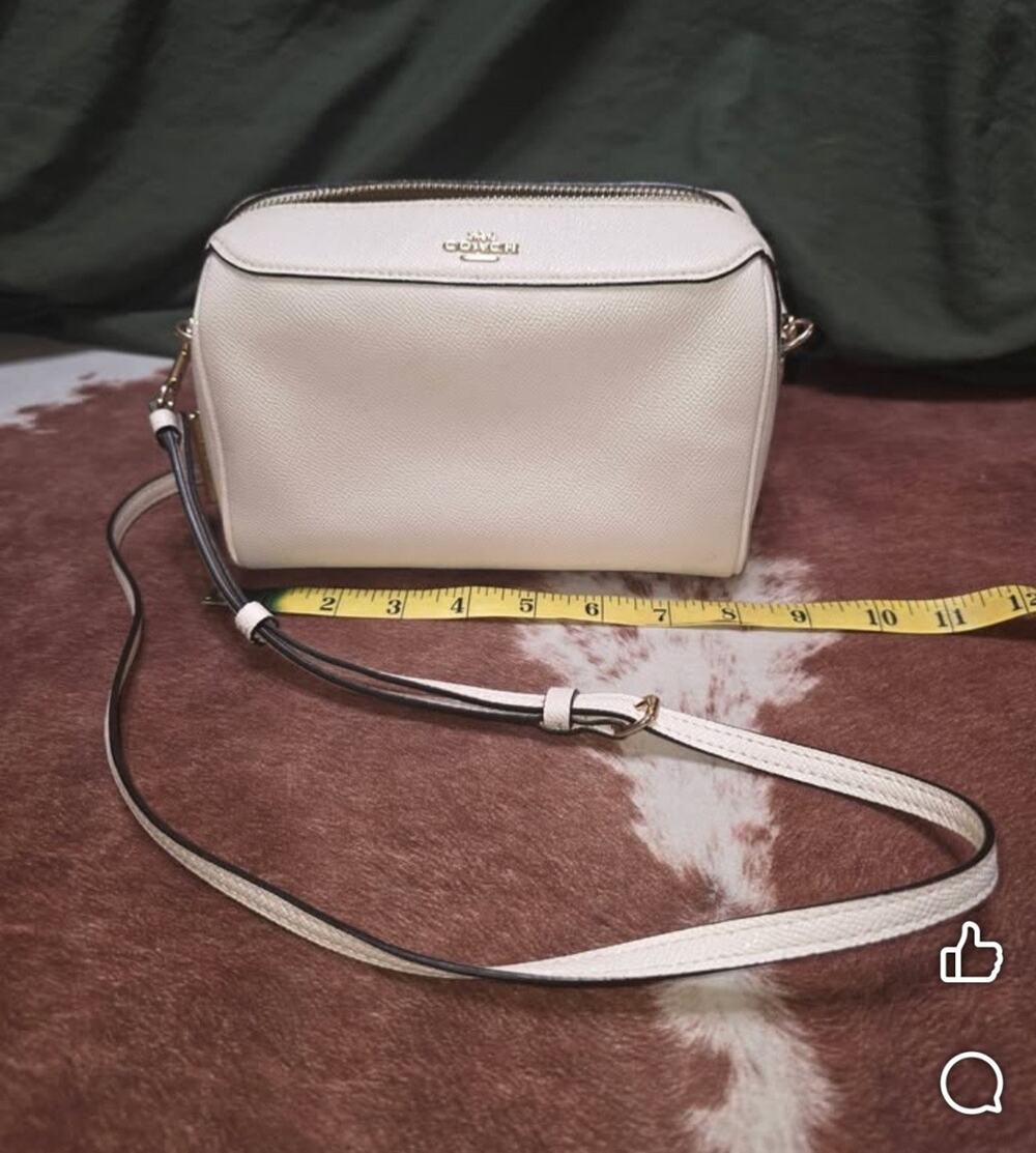 Coach Mini Bennett Crossbody Satchel (Chalk White/Cream)